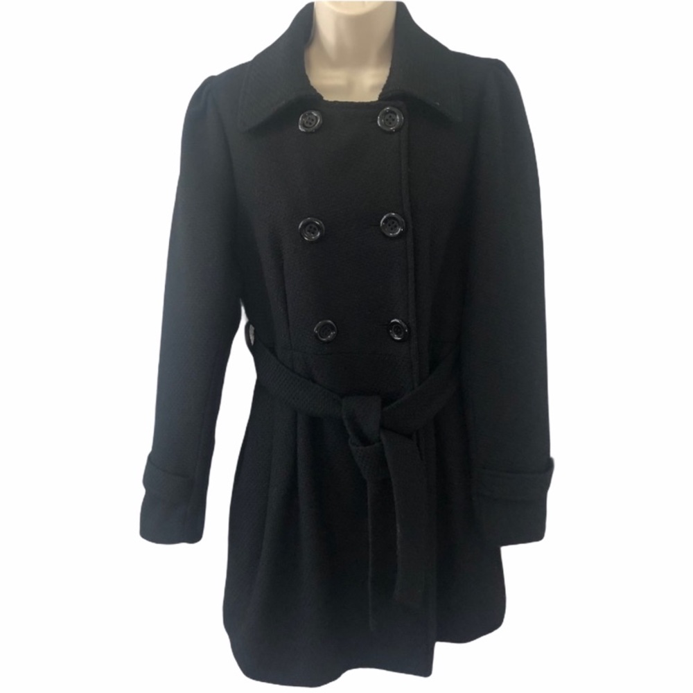 Forever Twentyone Double Breasted Wool Peacoat L